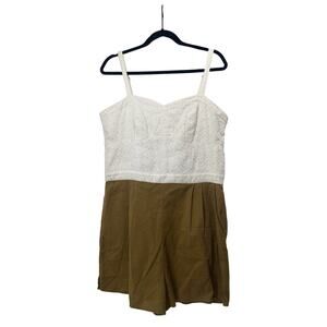 Anthropologie ‘Addie’ Laced Romper by Edme & Esyllte Size Large NWT